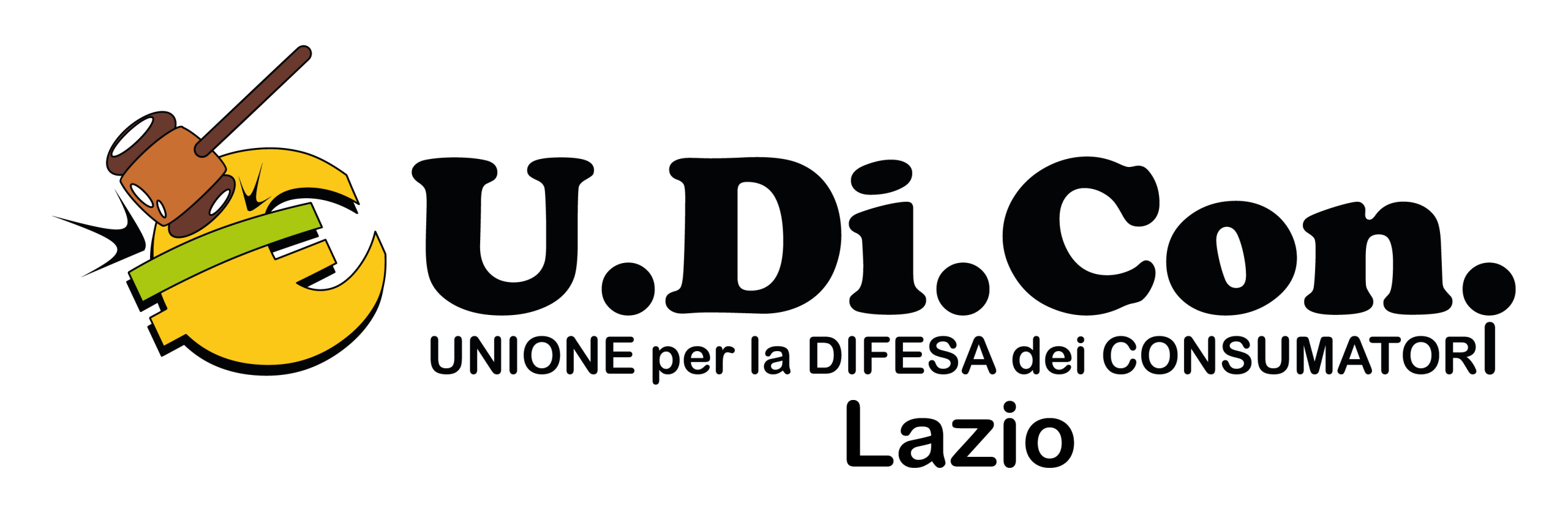 Logo U.Di.Con regione Lazio – colore